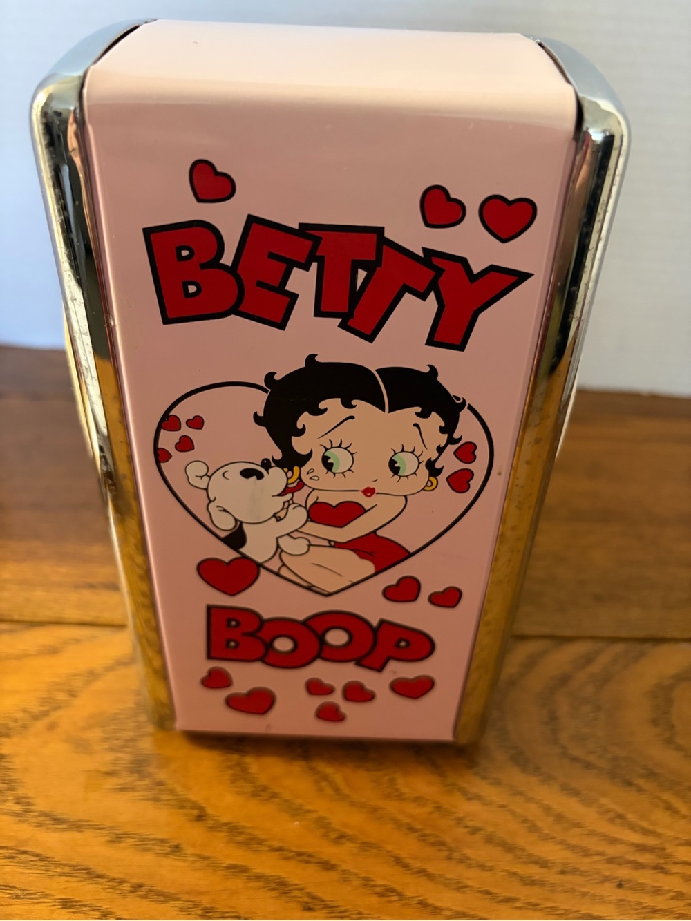 Vintage 1998 Kings Feature Betty Boop napkin dispenser with napkins - Picture 3 of 6